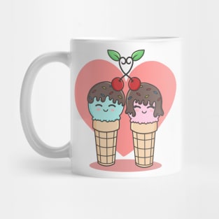 Ice Cream couple Mug